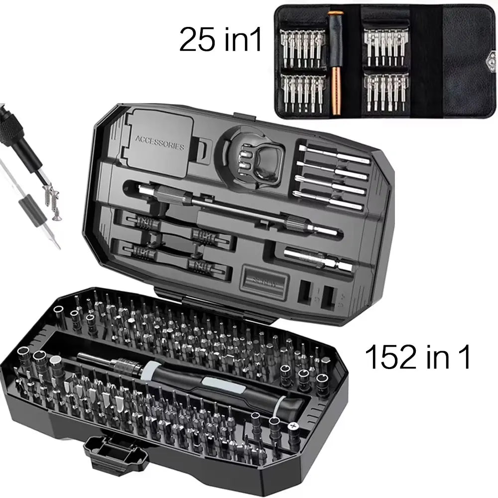 Precision Screwdriver Set, 152/25 in 1 Professional Computer Screwdriver