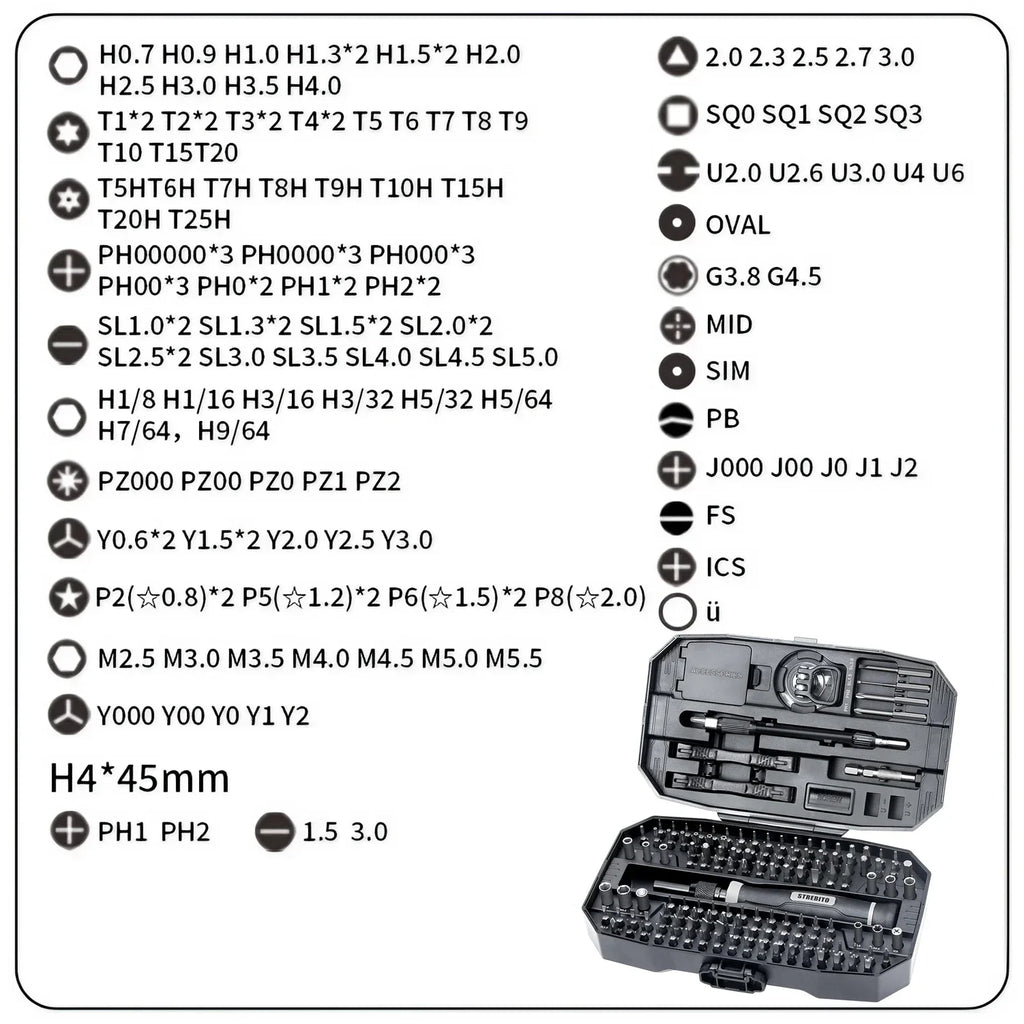 Precision Screwdriver Set, 152/25 in 1 Professional Computer Screwdriver