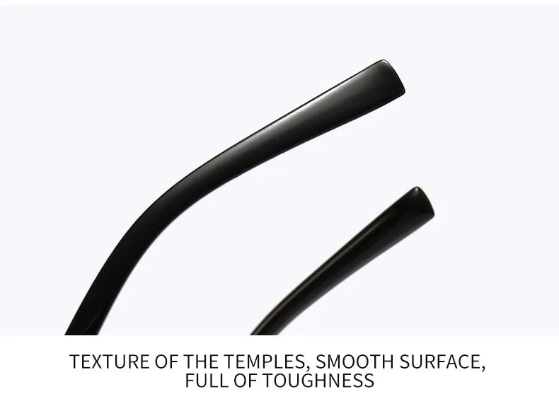 Rimless Rectangle Small Square Sun Glasses