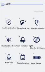 Clip Wireless Bluetooth Earphone
