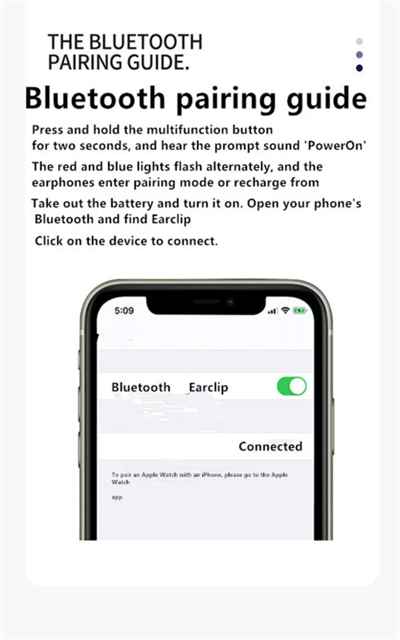 Clip Wireless Bluetooth Earphone