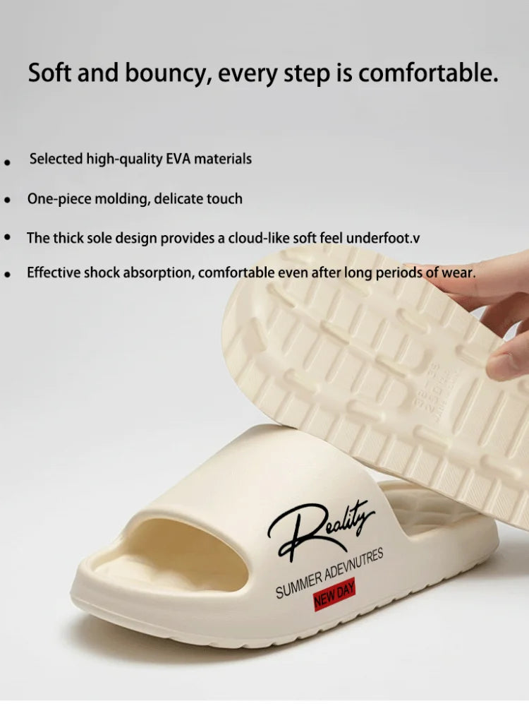 Soft and lightweight home slippers