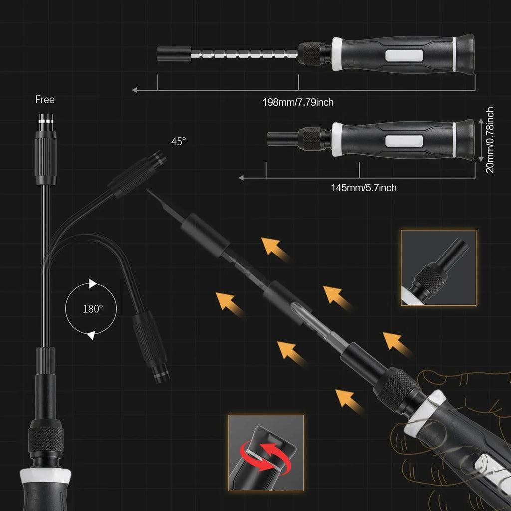 Precision Screwdriver Set, 152/25 in 1 Professional Computer Screwdriver