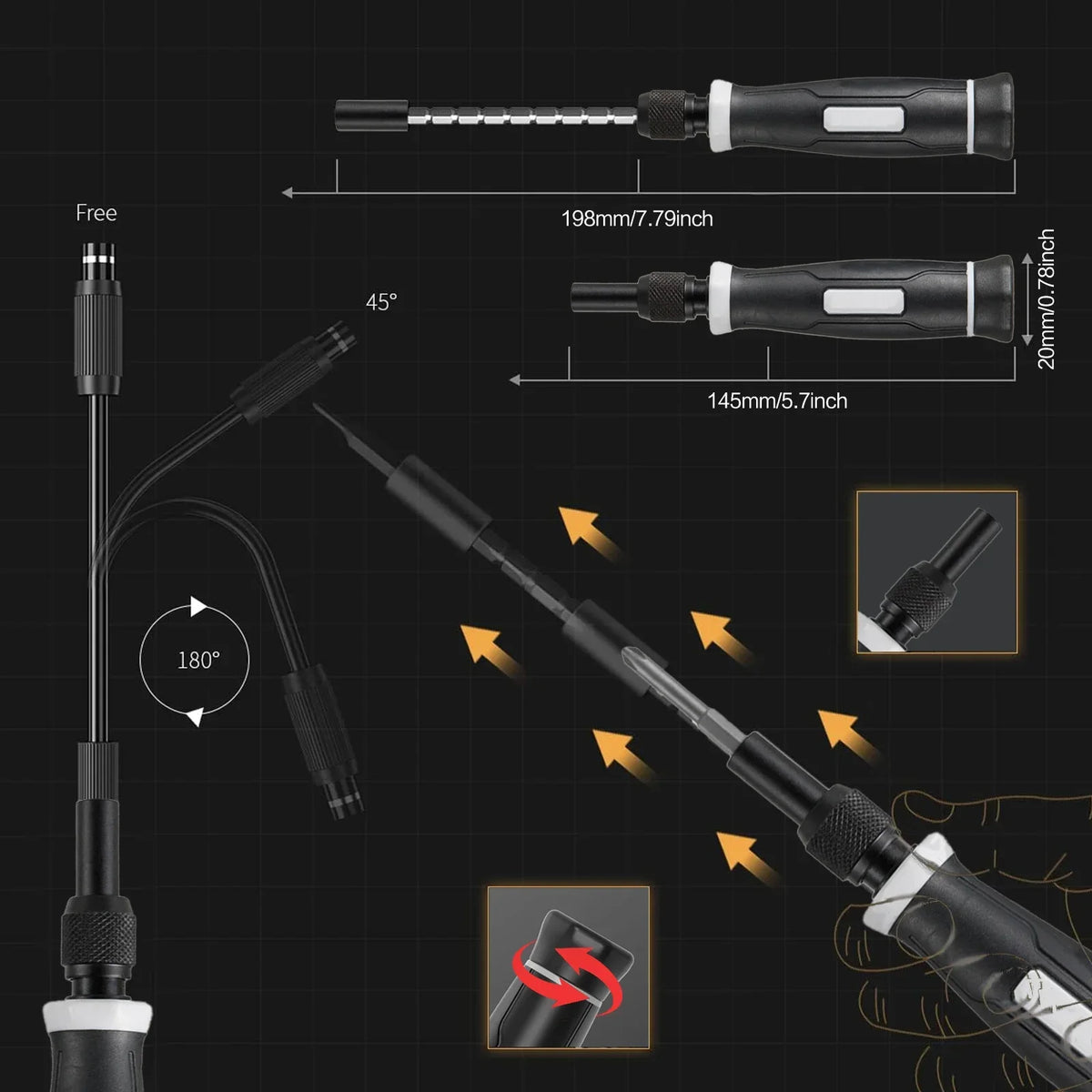 Precision Screwdriver Set, 152/25 in 1 Professional Computer Screwdriver