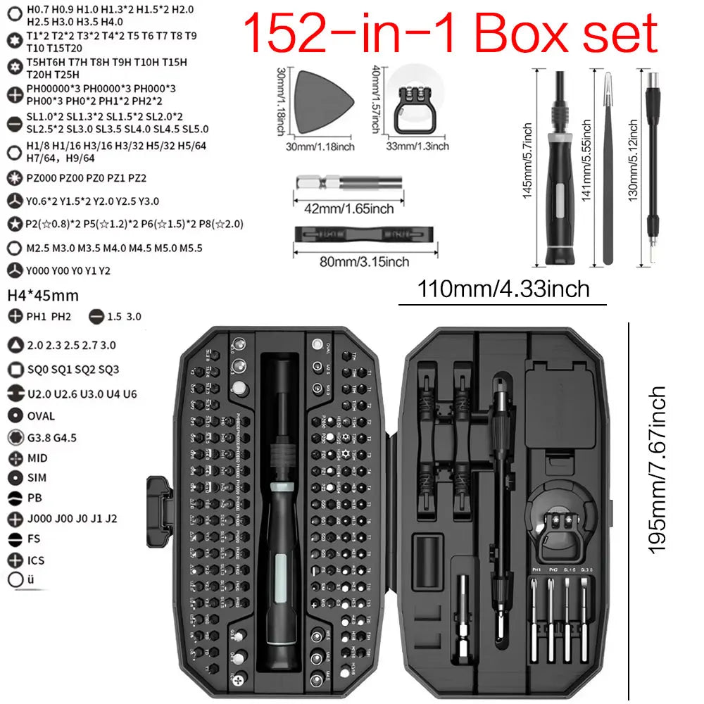 Precision Screwdriver Set, 152/25 in 1 Professional Computer Screwdriver