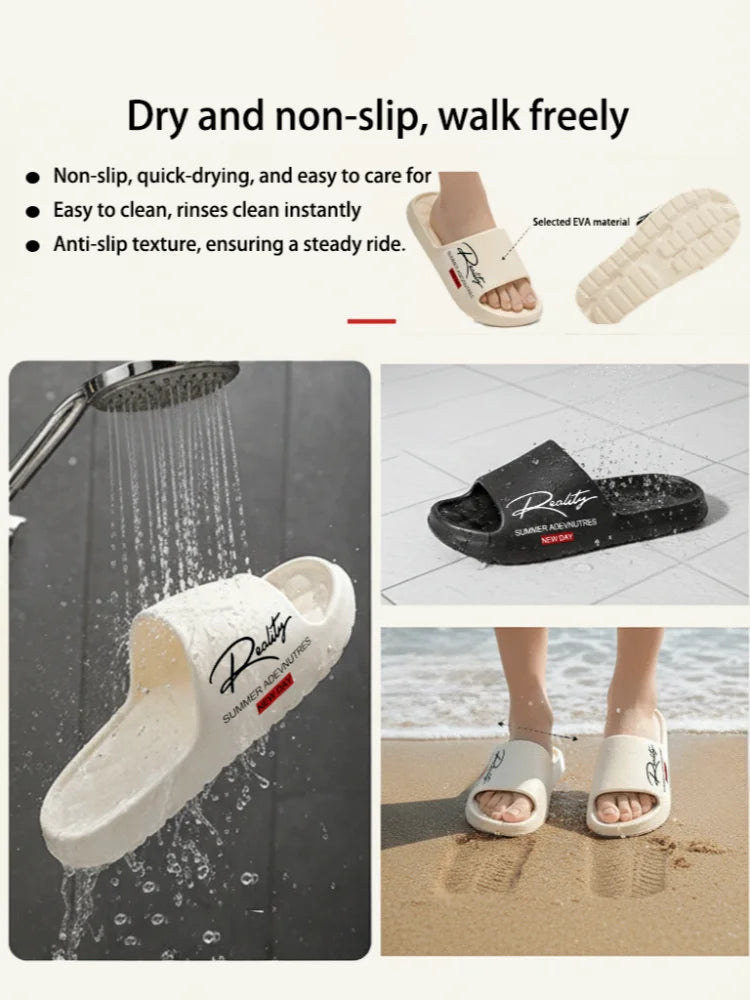 Soft and lightweight home slippers