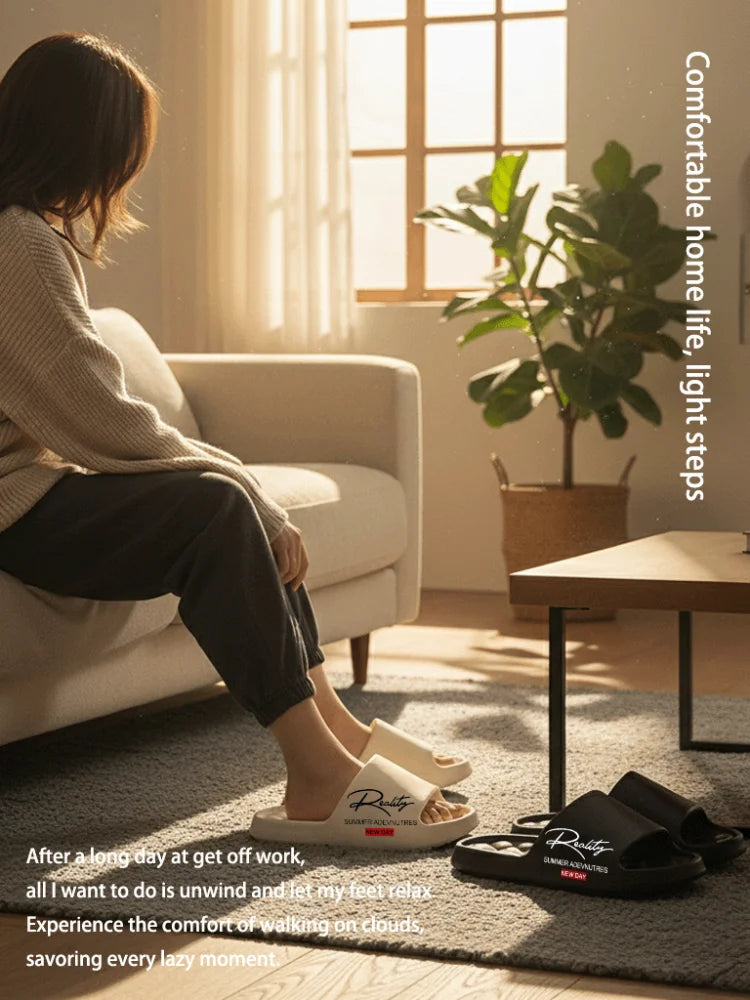 Soft and lightweight home slippers